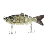 Lixada 6-Segment Fishing Lure 3D Eye Crankbait  10cm